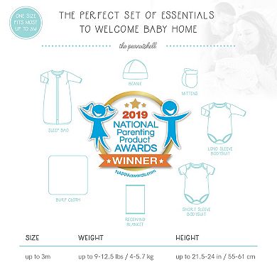 Baby Girl The Peanutshell 23-Piece Pink Floral Ditsy Gift Set