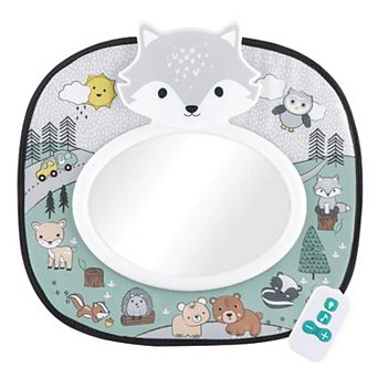 The Peanutshell Woodland Car Seat Musical Mirror