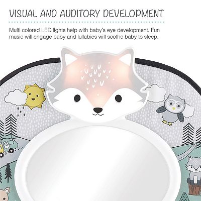 Fashion baby car mirror with lights and music