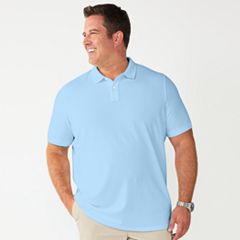 POLO RALPH LAUREN Polo Shirt Men's Big and Tall Pique Cotton Polo Shirt  (3XB, HarborBlue)