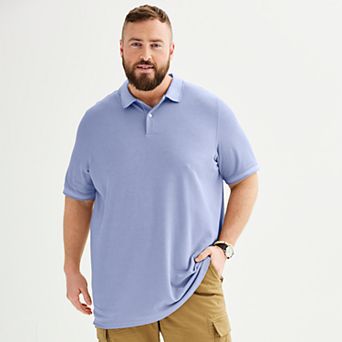 Big & Tall Sonoma Goods For Life® Short Sleeve Pique Polo