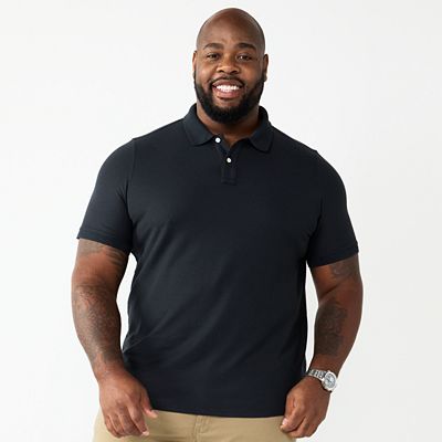 Big Tall Sonoma Goods For Life® Short Sleeve Pique Polo - Main Image