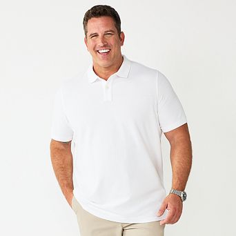 Big & Tall Sonoma Goods For Life® Short Sleeve Pique Polo