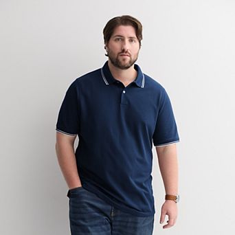 Big & Tall Sonoma Goods For Life® Short Sleeve Pique Polo