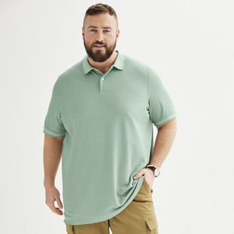 Big & Tall Sonoma Goods For Life® Short Sleeve Pique Polo