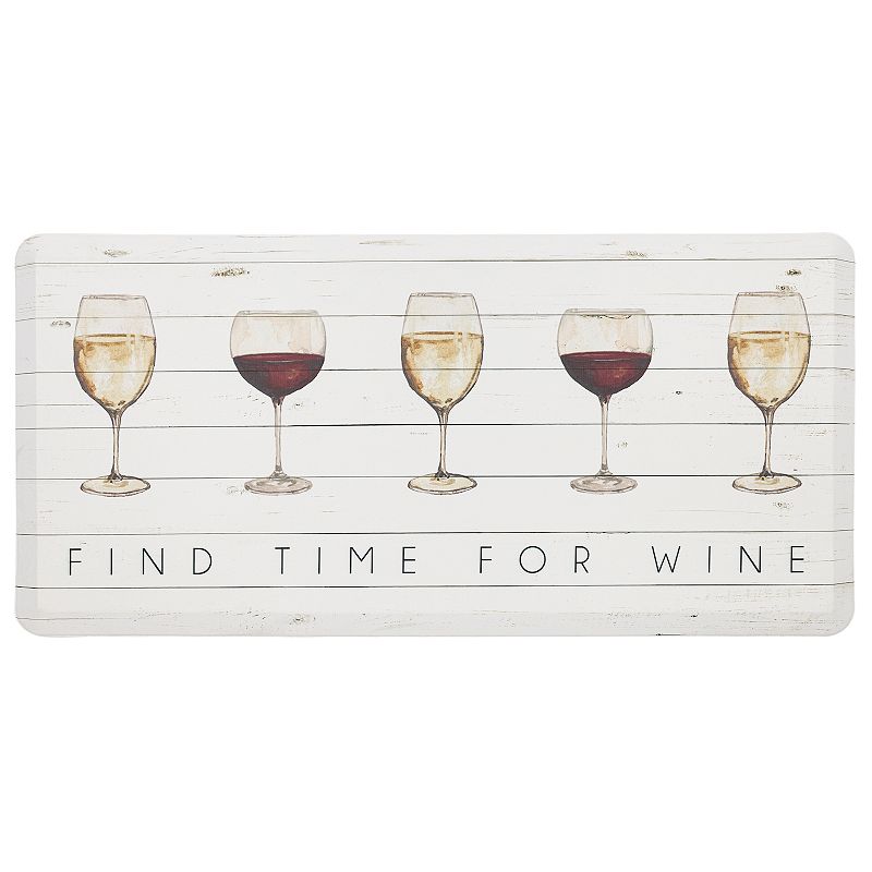 Mohawk Home Time for Wine Comfort Kitchen Mat, Multicolor, 18X30