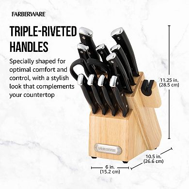 Farberware® EdgeKeeper 14-pc. Cutlery Set with Cutting Mats