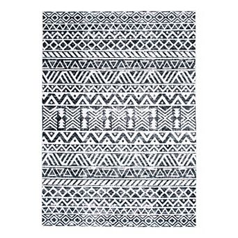World Rug Gallery Austin Contemporary Machine Washable Rug