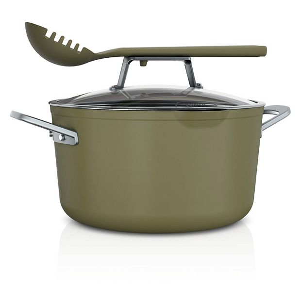 Ninja CW202GY Foodi NeverStick PossiblePot, Premium Set with 7-Quart  Capacity Pot, Roasting Rack, Glass Lid & Integrated Spoon, Nonstick,  Durable & Oven Safe to…