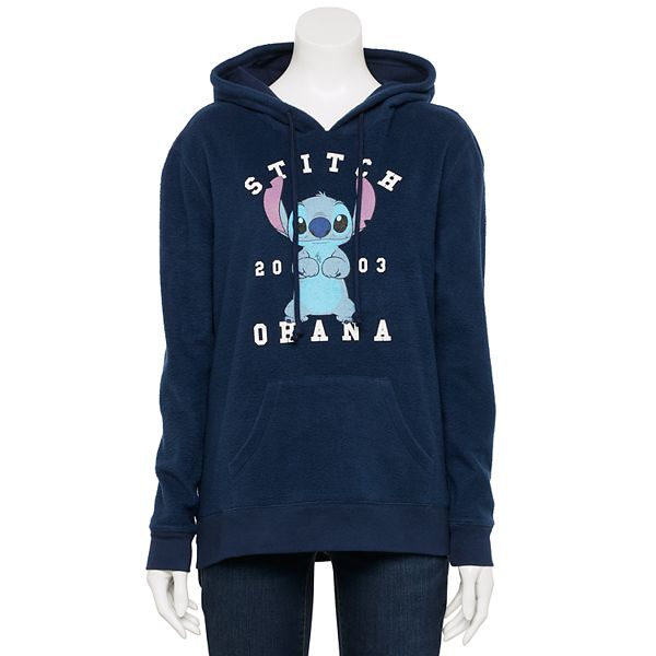 Freeze 24-7 Juniors' Cotton Lilo & Stitch Embroidered Sweatshirt - Macy's