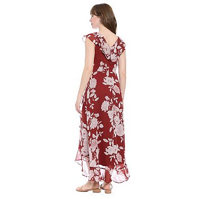 Women's London Times Ruffled Maxi Dress