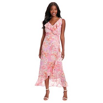 Women's London Times Ruffled Maxi Dress