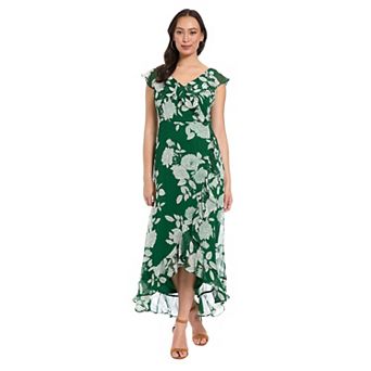 Women's London Times Ruffled Maxi Dress