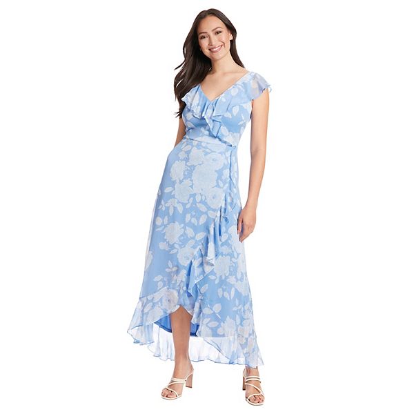 Women's London Times Ruffled Maxi Dress