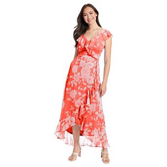 Women's London Times Ruffled Maxi Dress
