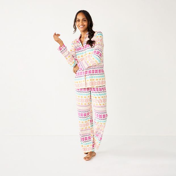 Petite Sonoma Goods For Life® Flannel Pajama Pants & Pajama Top Sleep Set