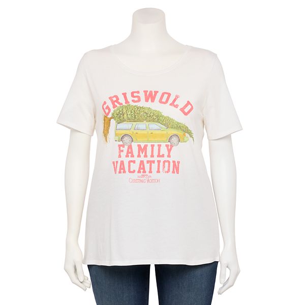 plus size christmas vacation shirts