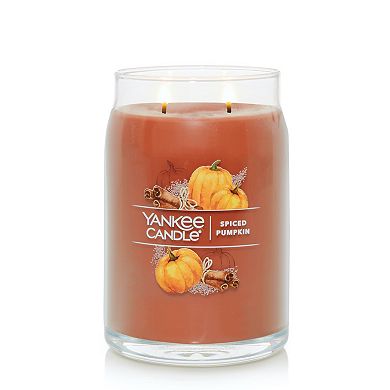 Yankee Candle Spiced Pumpkin 20-oz. Signature Large Candle Jar