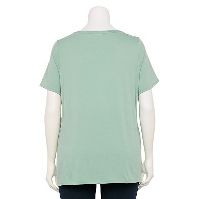 Disney's Group Plus Size Short Sleeve Graphic Tee