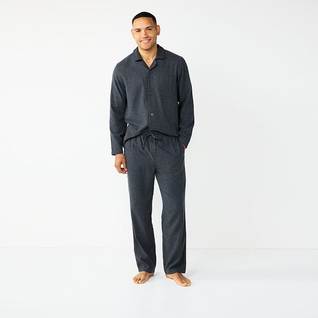 Men s Sonoma Goods For Life 2 Piece Flannel Pajama Set