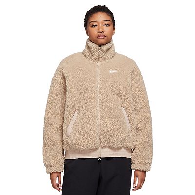 Women s Nike Sportswear Swoosh Plush Jacket