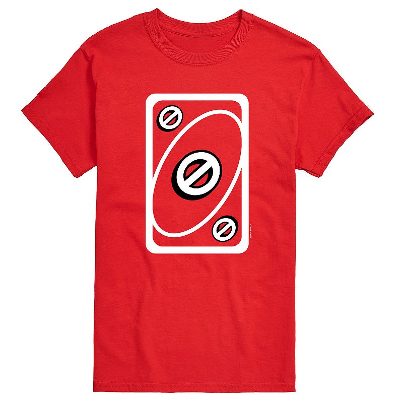 Mens Mattel UNO Red Skip Card Tee, Size: Small