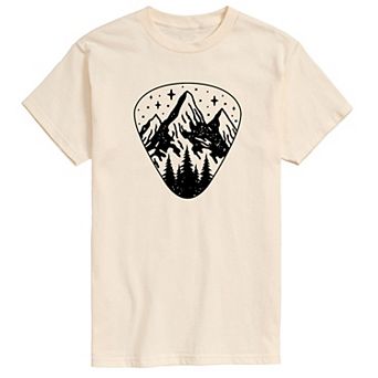 Men's Guitar Pick Outdoor Scene Tee
