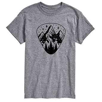 Men's Guitar Pick Outdoor Scene Tee