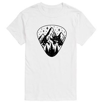 Men's Guitar Pick Outdoor Scene Tee