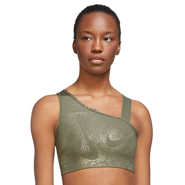 Nike Medium-Support Asymmetrical Non-Padded Sports Bra - Small