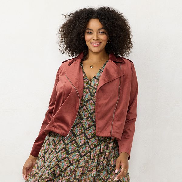 Plus Size LC Lauren Conrad Moto Jacket