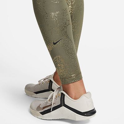 Women s Nike Dri FIT Pro Sparkle Midrise Leggings