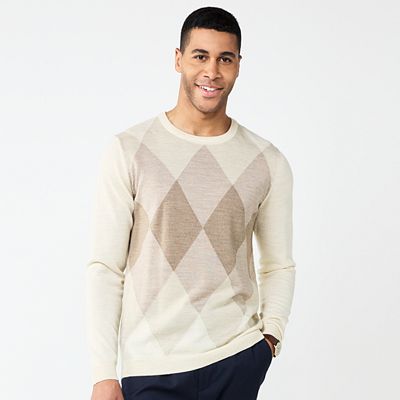 Merino Wool Apt Sweater Mens Men's 9® Merino Wool Blend Argyle Sweater