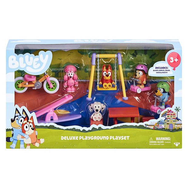 Bluey Ultimate Playground Exclusive Figures and Accessories Set