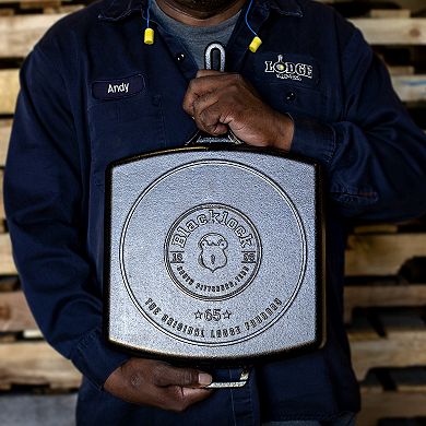 Lodge Blacklock 12-in. Triple-Seasoned Cast-Iron Grill Pan