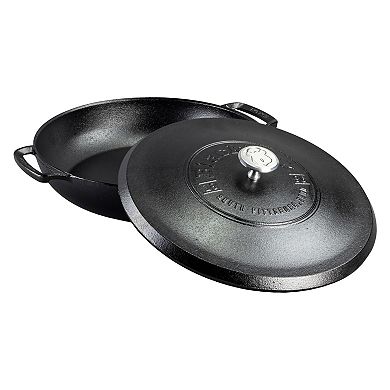 Lodge Blacklock 4-qt. Triple-Seasoned Cast-Iron Braiser With Lid