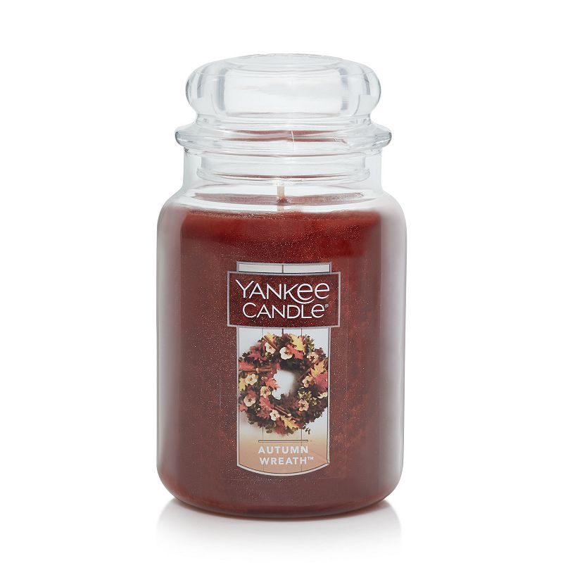 UPC 886860684532 product image for Yankee Candle Autumn Wreath 22-oz. Large Jar Candle, Dark Brown | upcitemdb.com