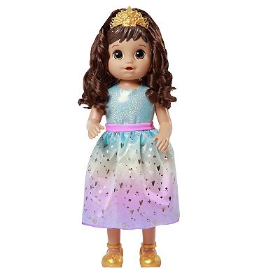 Baby Alive Princess Ellie Grows Up! Doll, Brown Hair