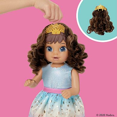 Baby Alive Princess Ellie Grows Up! Doll, Brown Hair