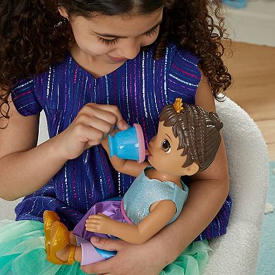 Baby Alive Princess Ellie Grows Up! Doll, Brown Hair