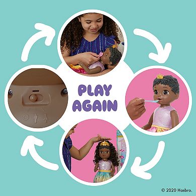 Baby Alive Princess Ellie Grows Up! Doll, Black Hair