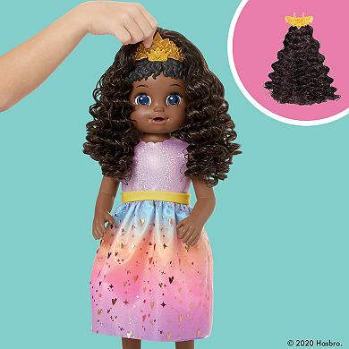 Baby Alive Princess Ellie Grows Up! Doll, Black Hair
