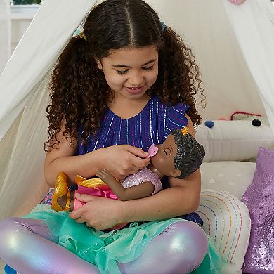 Baby Alive Princess Ellie Grows Up! Doll, Black Hair