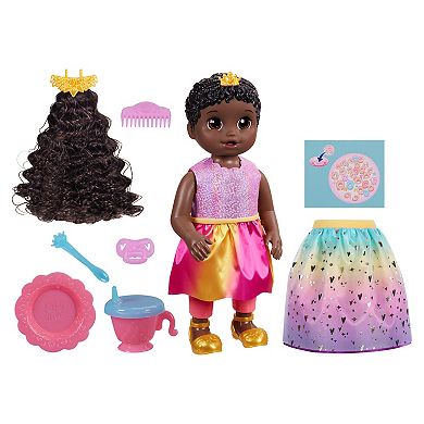 Baby Alive Princess Ellie Grows Up! Doll, Black Hair