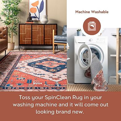 nuLOOM Carolyn Machine Washable Tribal Motif Area Rug