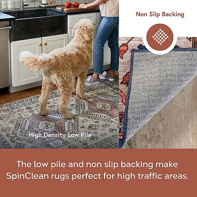 nuLOOM Carolyn Machine Washable Tribal Motif Area Rug