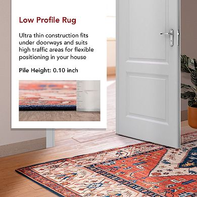nuLOOM Carolyn Machine Washable Tribal Motif Area Rug
