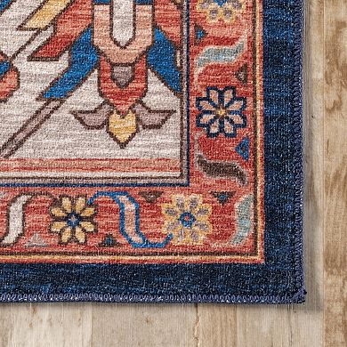 nuLOOM Carolyn Machine Washable Tribal Motif Area Rug