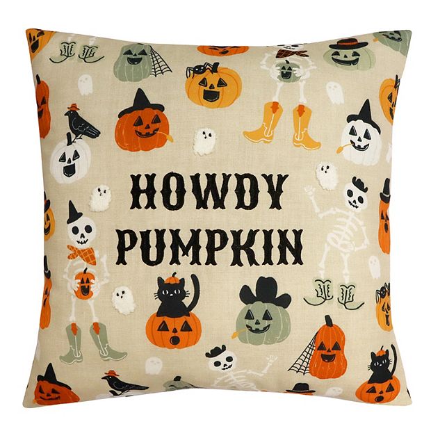 Celebrate Together™ Halloween Howdy Pumpkin Throw Pillow