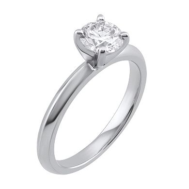Arctic Clear 1/2 Carat T.W. Lab-Grown Diamond Solitaire Engagement Ring
